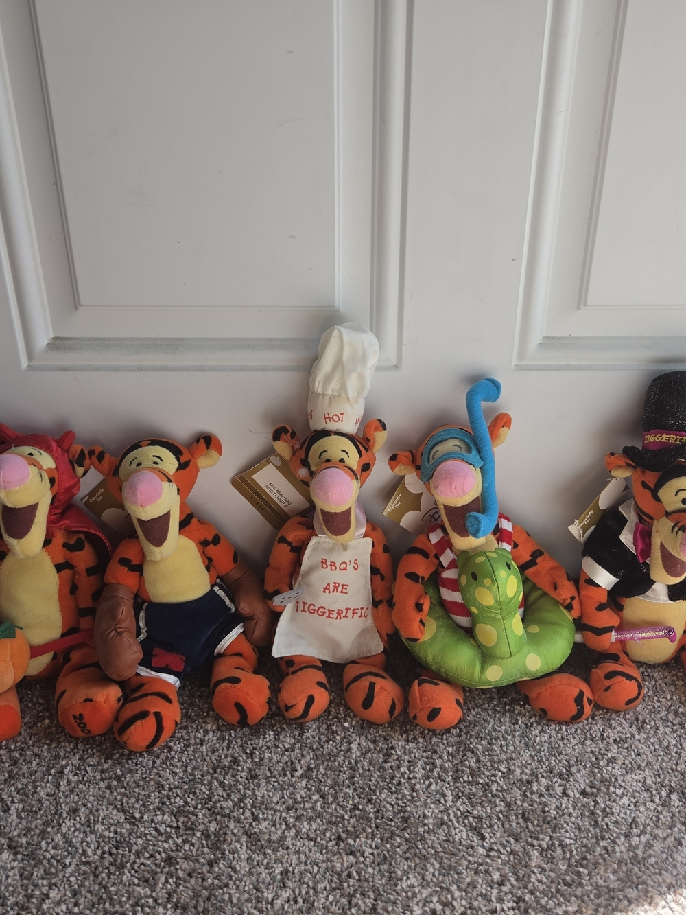 Tigger Plush Toy - Orange Tigger with Month And other Attire
